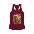 Beach Too Hard Skeleton Tank Top – Funny Beach Vacation Graphic Tank | Tropical Skeleton Summer Shirt | Coastal Vacation Gift