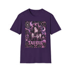 Taurus Pastel Goth Girl T-Shirt – Cute Zodiac Astrology Graphic Tee | Celestial Gothic Anime Shirt | Taurus Horoscope Gift