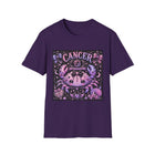 Cancer Kawaii Goth Crab T-Shirt – Cute Zodiac Astrology Graphic Tee | Pastel Gothic Celestial Sea Creature Shirt | Cancer Horoscope Gift
