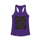 Aquarius Mystic Altar Tank Top – Celestial Zodiac Astrology Graphic Tank | Witchy Cosmic Symbol Summer Top | Aquarius Horoscope Gift