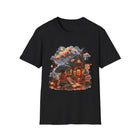 Cozy Book Cottage T-Shirt – Whimsical Reading House Graphic Tee | Fantasy Book Lover Shirt | Literary Gift from The Bookworm’s Hideaway