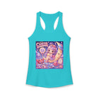 Cancer Kawaii Chibi Moon Girl Tank Top – Cute Zodiac Astrology Graphic Tank | Pastel Celestial Anime Summer Top | Cancer Horoscope Gift