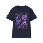 Pisces Mystical Moon Priestess T-Shirt – Celestial Zodiac Astrology Graphic Tee | Cosmic Fantasy Water Sign Shirt | Pisces Horoscope Gift