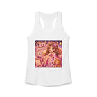 Leo Kawaii Princess Tank Top – Cute Zodiac Astrology Graphic Tank | Pastel Celestial Chibi Lion Summer Top | Leo Horoscope Gift