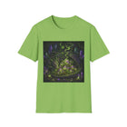 Dragon Hoard T-Shirt – Cannabis and Magic Mushroom Graphic Tee | Psychedelic Crystal Dragon Shirt | Enchanted Haze Gift
