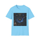 Aquarius Celestial Zodiac Wheel T-Shirt – Mystical Astrology Graphic Tee | Cosmic Constellation & Moon Shirt | Aquarius Horoscope Gift