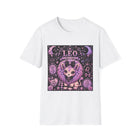 Leo Kawaii Lion T-Shirt – Cute Zodiac Astrology Graphic Tee | Pastel Celestial Lion Shirt | Leo Horoscope Gift