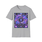 Pisces Celestial Twin Fish Crest T-Shirt – Mystical Zodiac Astrology Graphic Tee | Moon Phases Fantasy Shirt | Pisces Horoscope Gift