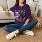 Gemini Celestial Bunny Crest T-Shirt – Cute Zodiac Astrology Graphic Tee | Mystical Moon & Stars Rabbit Shirt | Gemini Horoscope Gift