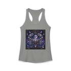 Cancer Celestial Crab Tank Top – Mystical Zodiac Astrology Graphic Tank | Cosmic Moon & Stars Crab Summer Top | Cancer Horoscope Gift