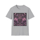 Leo Celestial Lion Crest T-Shirt – Mystical Zodiac Astrology Graphic Tee | Moon & Stars Fantasy Emblem Shirt | Leo Horoscope Gift