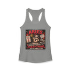 Aries Somehow Turning Everything Into a Competition Tank Top – Funny Zodiac Ram Graphic Tank | Sassy Astrology Meme Summer Top | Aries Horoscope Gift