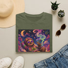 Stoner Sloth T-Shirt – Cannabis and Magic Mushroom Graphic Tee | Trippy Psychedelic Sloth Shirt | Enchanted Haze Gift