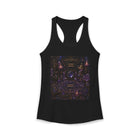 Aquarius Mystic Altar Tank Top – Celestial Zodiac Astrology Graphic Tank | Witchy Cosmic Symbol Summer Top | Aquarius Horoscope Gift