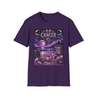 Cancer Kawaii Moonlit Beach T-Shirt – Cute Zodiac Astrology Graphic Tee | Pastel Celestial Coastal Shirt | Cancer Horoscope Gift