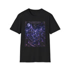 Capricorn Celestial Castle T-Shirt – Mystical Zodiac Astrology Graphic Tee | Moonlit Fantasy Landscape Shirt | Capricorn Horoscope Gift