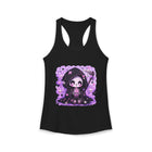 Kawaii Grim Reaper Boba Tank Top – Pastel Goth Cute Reaper Tank with Bubble Tea, Skulls & Spooky Aesthetic
