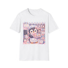 Kawaii Penguin Café T-Shirt – Cute Pastel Penguin Bakery Graphic Tee | Adorable Dessert Lover Shirt | Cutiecore Animal Aesthetic Gift