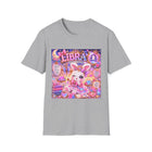 Libra Kawaii Bunny T-Shirt – Cute Zodiac Astrology Graphic Tee | Pastel Celestial Rabbit Shirt | Libra Horoscope Gift